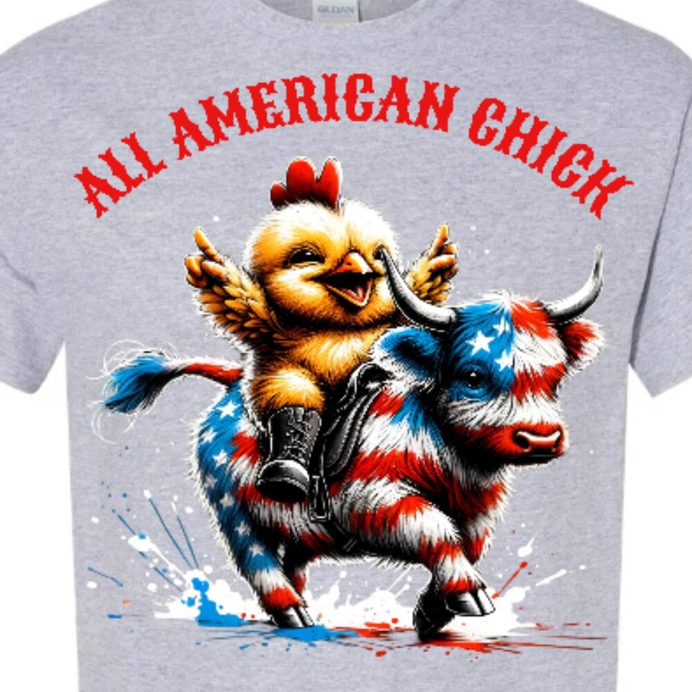 All American Chick Graphic Tee